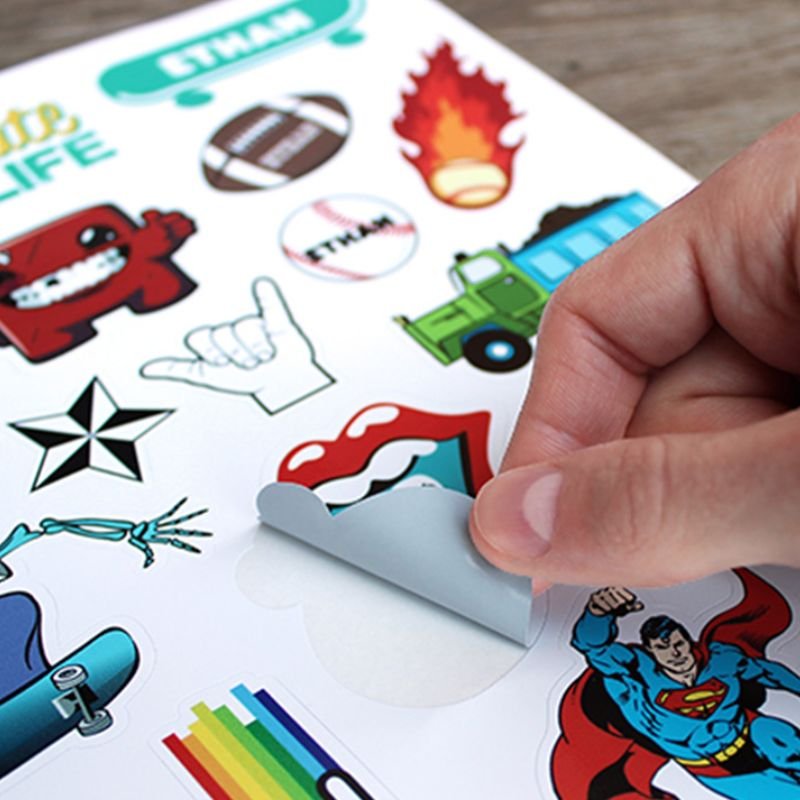 Die-Cut Sticker Sheets Die-Cut Sticker Sheets